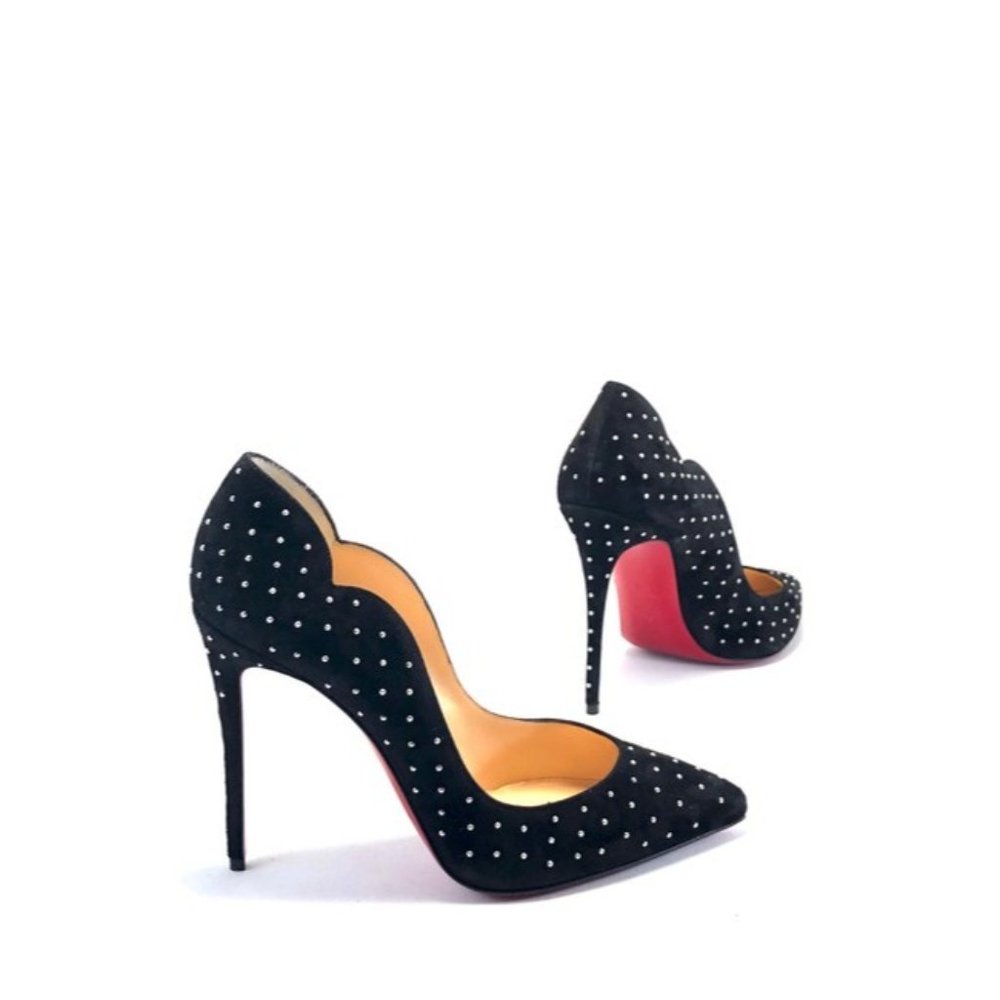 CHRISTIAN LOUBOUTIN Hot Chick Stud Embellished 100mm Pumps EU:39